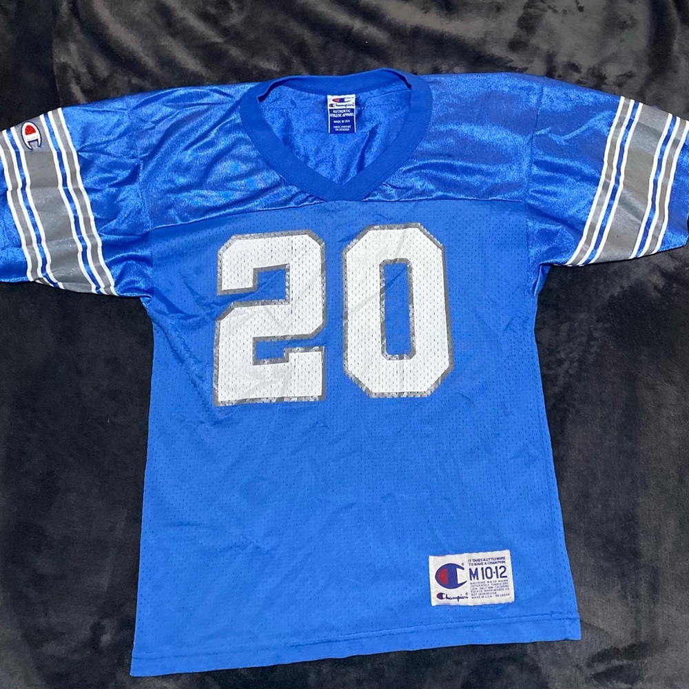 Vintage Barry Sanders Detroit lions Jersey
